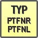 Piktogram - Typ: PTFNR/L